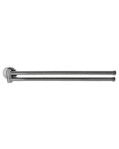 ONE DUO brass double towel rail