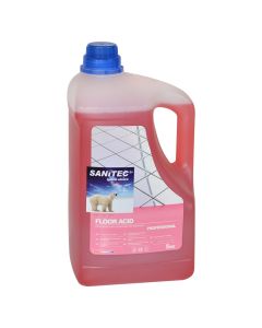 Cleaning detergent, "Sanitec", for floor acid , 5 kg, fragrance, 1 piece