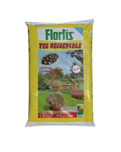 Soil, Flortis, universal for indoor and outdoor environments, thes/10 l, top quality soil with perlite for flowers and plants