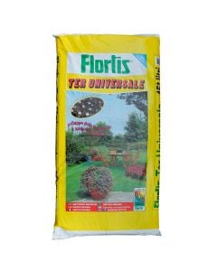 Soil, Flortis, universal for indoor and outdoor environments, thes/45 l, top quality soil with perlite for flowers and plants