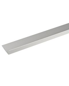Silvered 2m angular L aluminum  25X15X1,5mm