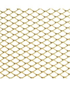 Shaped aluminum sheet 500X200mm 10X5,5 wire X0,8mm