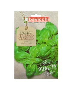 Herbs plant seeds, basil italiano classico