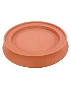 Round flower pot saucer, HOME DESIGN, plastic, terracota, Ø24 xH2.5 cm
