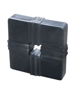 Elbow PVC 60mm x 100mm, 90 ° , black