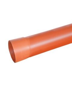 PVC discharge pipe Ø140x3m, thin