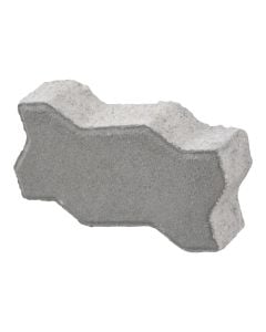 Concrete slab, form S, grey, thickness 6cm, size 22x11cm