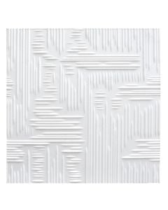 Decorative board for hanging ceilings, Bovelacci Parigi, polystyrene, 50x50x1 cm