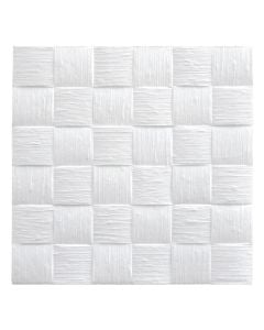 Decorative board for hanging ceilings, Bovelacci Tokio, polystyrene, 50x50x1 cm