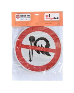 Construction signs, fire is forbidden, ᴓ20 cm