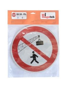 Construction signs, it is forbidden to pass the crane, ᴓ20 cm
