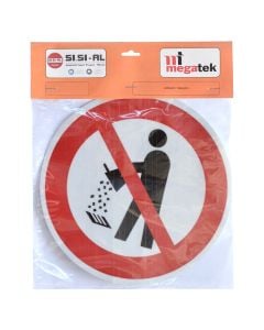 Construction signs, waste disposal is prohibited, ᴓ20 cm