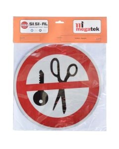 Construction signs, it is forbidden to use walnut or celsius, ᴓ20 cm