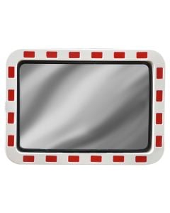 Road rectangular mirror for visibility at high angles, 60x40 cm
