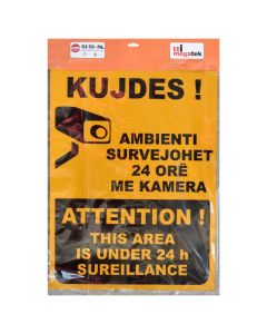 Business Tables, care, the environment is monitored 24 h with camera (Albanian + English), 30 x 40 cm