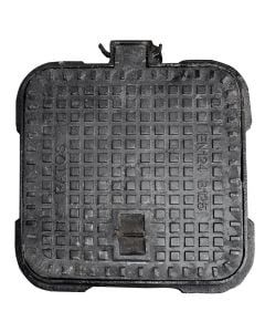 Catchpit cover, cast-iron, 50x50 mm, class B 125