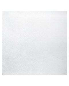 Decorative board for hanging ceilings, 60x60 cm x 7mm, gypsum, pvc, aluminum
