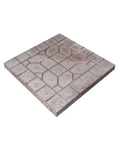 Concrete slab,  red , thickness 4 cm, size 40x40 cm, 16.32m2/pallet