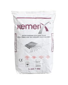 Steel Fibres KMX 60,  bag/15kg, are metallic fibers for structural applications for use in concrete