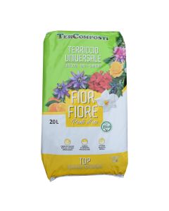 Soil, TerComposti, universal for indoor and outdoor environments, bag/20 l, top quality soil  for green, flowering plants, fruits and vegetables