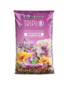 Soil, TerComposti, orchide, bag/10 l, professional consisting of bark selected and calibrated for best meet the needs