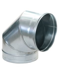 Angle 90°, galvanized, Ø250 mm