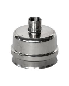 Steel end tap Ø80