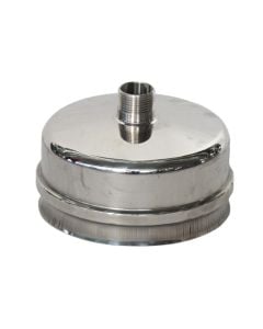 Steel end tap Ø100
