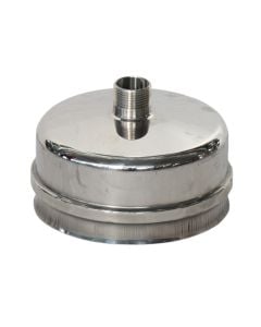 Steel end tap Ø130