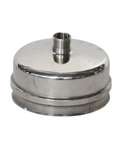 Steel end tap Ø150