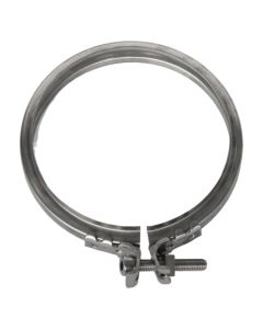 Blocking pipe clamp, stainless  Ø80 mm