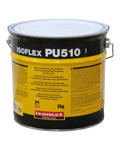 Polyurethane waterproofing for terraces, weight 6 kg, color white, consumption 1-1.5 kg/m3