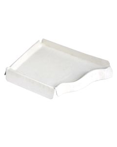 Rut tape with tin enamelled, white