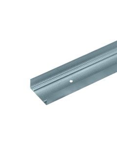 Profile UW, 75x40x3000 mm, thickness 0.5 mm, zinc-plated