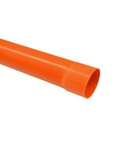 PVC discharge pipe Ø200x3m, thin