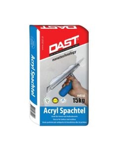 Acryl Spachtel 15kg ,Plaster stucco produced based on nanotechnology, to realize smoothfinishes in outdoor and indoor environments.