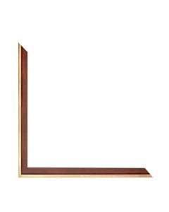 Wooden moulding decor  1.5, color noce,2.23ml