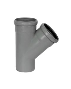 Branch, polypropylene, Ø110mm, with rubber
