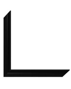 Wooden moulding Bombatino black, 2.55 m