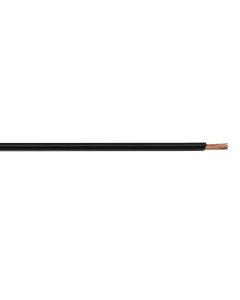 Flexible power cable 1x1.5mm², Black color N07V-K, Fire resistant