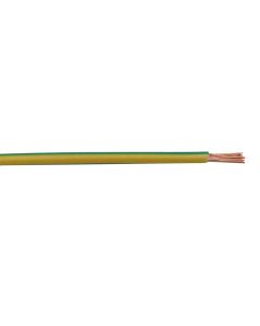 Electrical wire 1x2.5mm², Green&yellow color N07V-K, Fire resistant