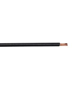 Flexible power cable 1x6mm², Black color N07V-K, Fire resistant