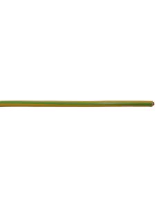 Electrical wire 1x10mm², Green & yellow color N07V-K, Fire resistant