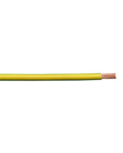 Electrical wire 1x25mm², Green & yellow color N07V-K, Fire resistant