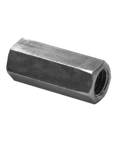 Hex Coupling Nuts M12, 30mm, ZINC