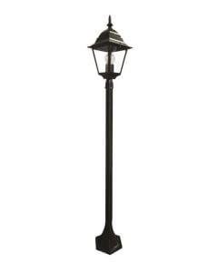 aluminium body, E27, 230V 50Hz, Max 60W, bulb not included, IP46 Black Painted