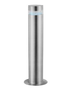stainless steel body, PC shade, size:F:117*H:500mm, 230V, 16pcs LED included, IP44