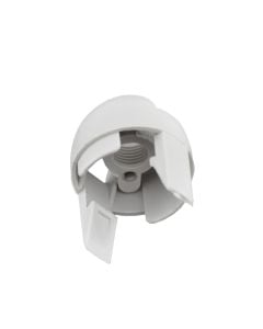 The E14 plastic backcap with palstic thread for white
