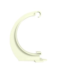 Rut fixing, PVC, Ø100mm, white