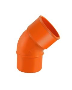 Elbow, PVC,  Ø40mmx45°